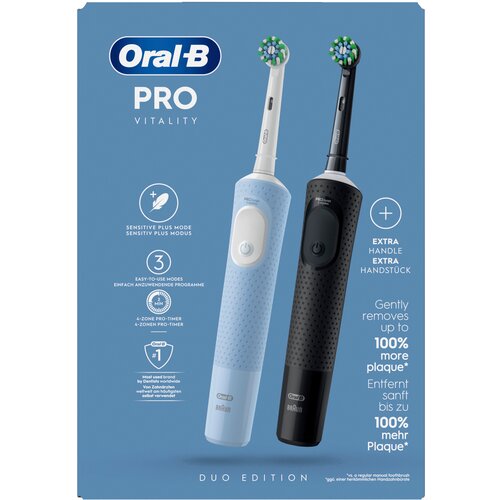 Oral-b Vitality Pro D103 Duo Crna/Plava Elektricna cetkica Slike