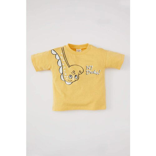 Defacto Baby Boy Crew Neck Animal Patterned T-Shirt Slike