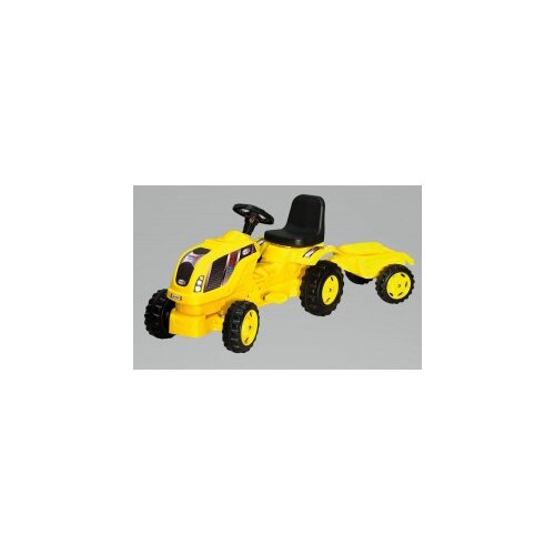  Traktor sa prikolicom, jednobojni žuti Cene
