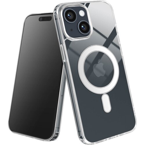 AVIZAR MagSafe ohišje za iPhone 14 Odporno na udarce z ojačenimi vogali, Prozorno, (5000012477) Cene