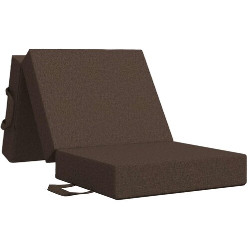 vidaXL Zložljiv kavč postelja 75 x 63 x 45 cm Taupe, (5000295304) Cene