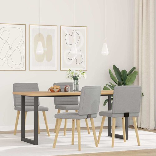 Maison Chic Jedilni stoli - Vzorci stoli 4 kosi Cloud Grey Fabric A665, (22031665) Cene