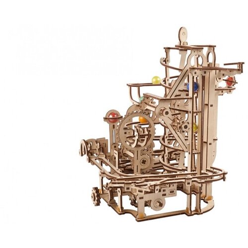 UGEARS 3D eko drvene mehaničke puzzle Kliker spiralna staza Cene