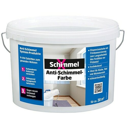SchimmelX Boja za zid (Bijele boje, 5 l, Mat) Cene