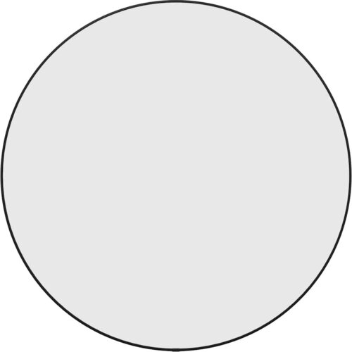 Maison Chic Stensko Ogledalo - Zrcalo - Kozmetično ogledalo črno &Oslash; 60 cm okroglo, (21698191) Cene