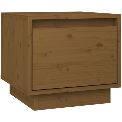 Furnova Nočna omarica medeno rjava 35x34x32 cm trdna borovina, (21927928) Cene
