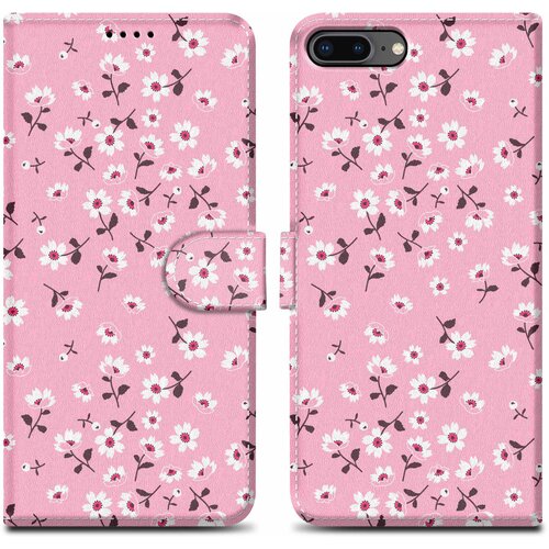 Cadorabo Ohišje, združljiv z Apple - Design Flower Rain št. 6 - Zaščitni pokrov z magnetnim zapiranjem, funkcijo stojala in režo za kartico, (20617446) Cene