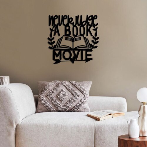 Wallity zidna dekoracija judge movie, 50 x 47 cm, crna Cene