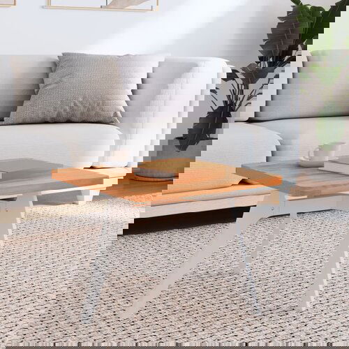 VidaXL Stolna ploča 50x50x2 5 cm četvrtasta od masivne bukovine Slike