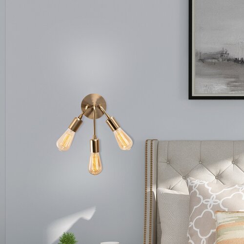 Hanah home zidna lampa E27 max 40W, bronzana Cene