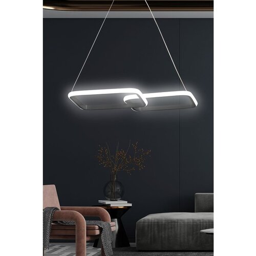 Opviq puppis black-white light black chandelier Cene
