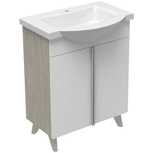 Ferotehna Kupaonski ormarić Tea 75 (&amp;Scaron;irina: 75 cm, Silver Liberty) Slike