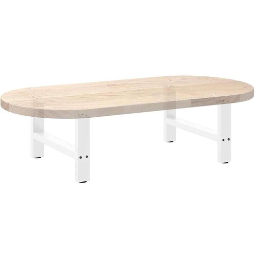  Noge stolića za kavu bijele 2 kom 60x(30-31) cm čelik Slike