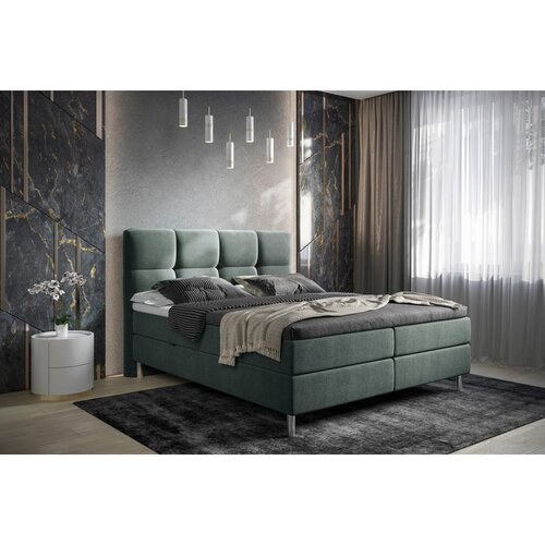 Esposa POSTELJA Z VZMETNICO 140 cm x 200 cm , tekstil turkizna Slike