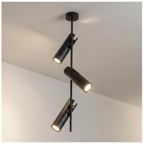 Brilagi Luster na &amp;scaron;tapu BRANCH 3xGU10/30W/230V crna Slike