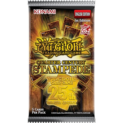 Konami Yu-Gi-Oh! TCG: Quarter Century Stampede Booster (Single Pack) Slike