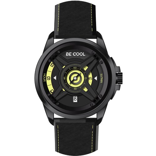 BE COOL Bodi Cool Rocna ura crna/zelena 42 mm, BCW02SGR. Cene