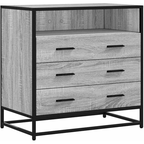 VidaXL Predalnik siva sonoma 70x41x70 cm inženirski les, (22125220) Slike