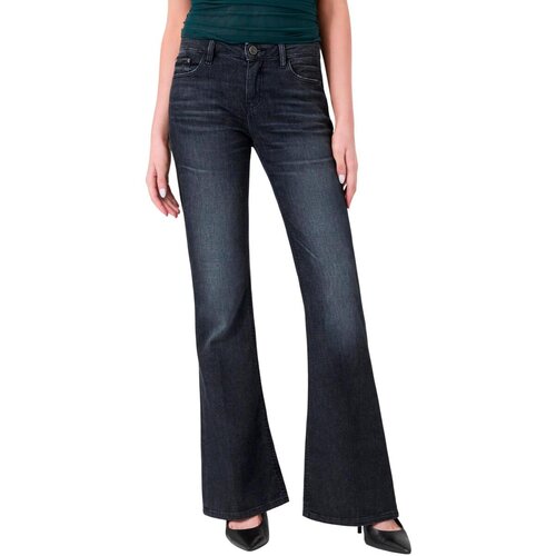 Guess Kavbojke bootcut BEVERLY LOW RISE W6BAJ7 D2088 Črna Slike