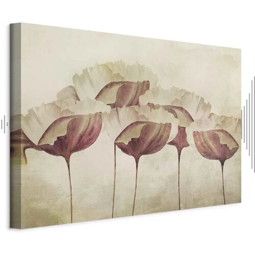  Slika - Flowers in Beige (1 Part) Wide 90x60 Cijene