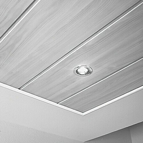 LOGOCLIC Četrtinska palica bela strukturirana (260 cm x 12 mm x 12 mm, MDF) Cene