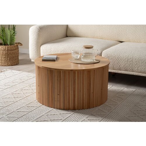 Hanah home stočić za dnevnu sobu lugias - beech beech coffee table Slike