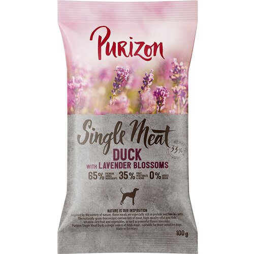 Purizon Adult Single Meat patka s jabukom i cvijetom lavande - 100 g Cijene