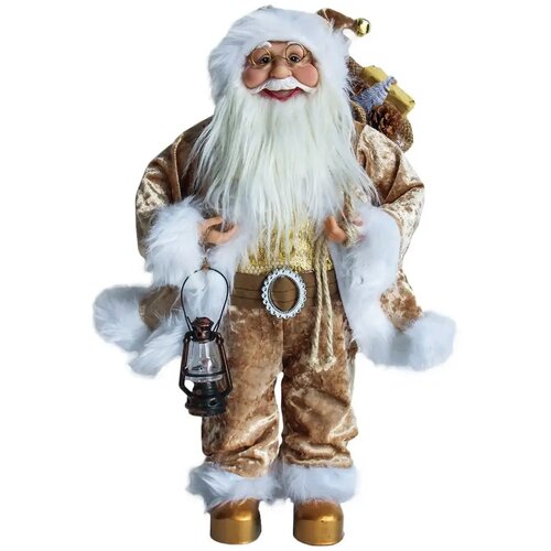 Deco Santa, Deda Mraz, zlatna, 45cm ( 740835 ) Slike