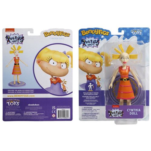 Noble Collection - NICKELODEON - BENDYFIGS - CYNTHIA DOLL Slike