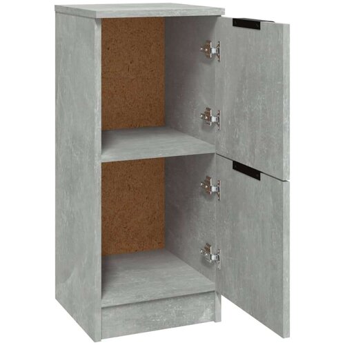  Komode 2 kom siva boja betona 30 x 30 x 70 cm konstruirano drvo Slike