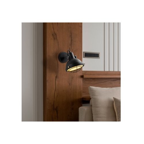 Opviq vall lamp zidna crna lampa spoly 13803 Slike