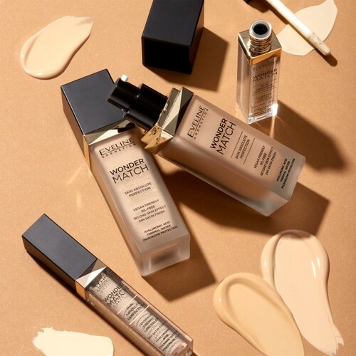 Eveline Cosmetics Wonder Match kremasti prekrivni korektor 24 ur odtenek 15 Natural Warm 7 ml Slike