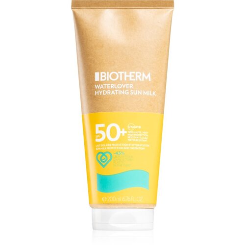Biotherm waterlover hydrating sun milk SPF50 vlažilni losjon za sončenje za telo in obraz 200 ml Slike