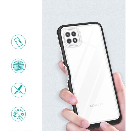  Prozoren ovitek Hybrid Armor za Samsung Galaxy A22 5G Slike