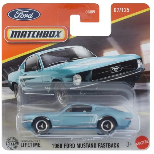 Mattel matchbox: 1968 ford mustang fastback autić 1/64 - Cijene