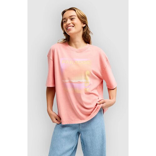 Roxy Talloversize Washed T-shirt camellia Cene