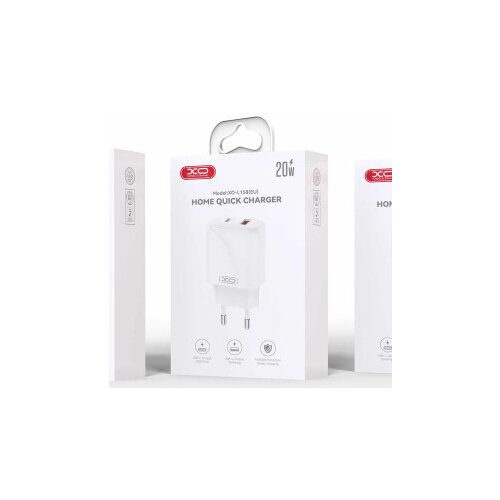 XO L158 Adapter USB+Type-C 20W Beli Cene