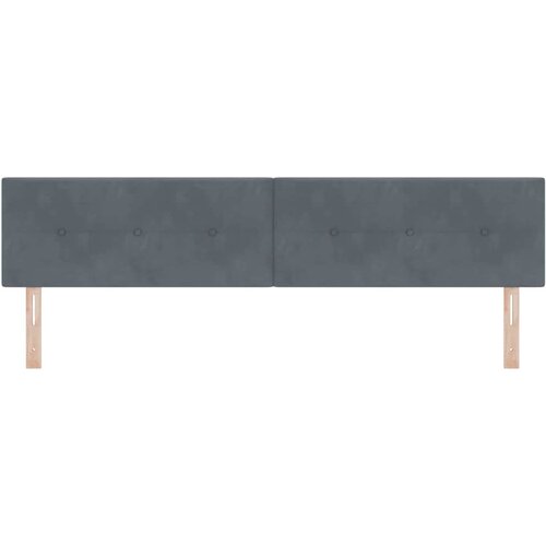  LED glava kreveta s LED trakama Sivi 200 cm Bar&amp;scaron;un Slike