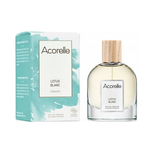 Acorelle bio eau de parfum lotus blanc - 50ml spray Slike