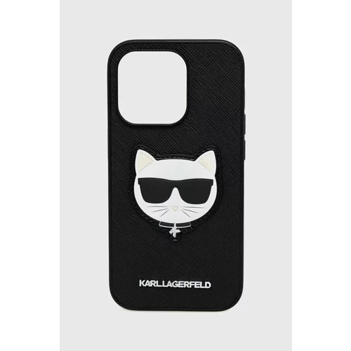 Karl Lagerfeld Etui za telefon Iphone 14 Pro 6,1" črna barva