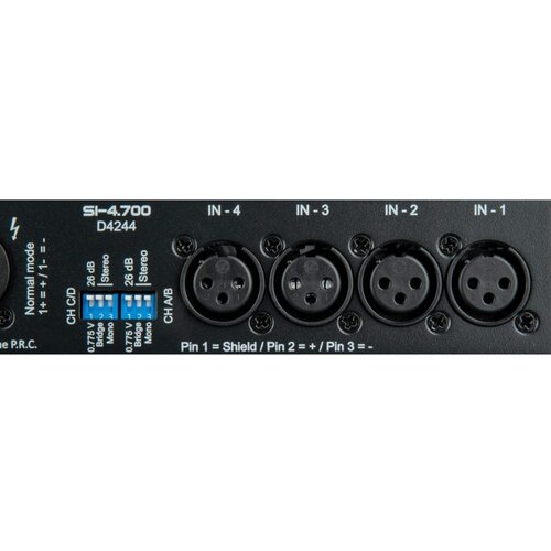 DAP SI-4.700, 4 x 700W ojačevalec - - Audio-Kondric Slike