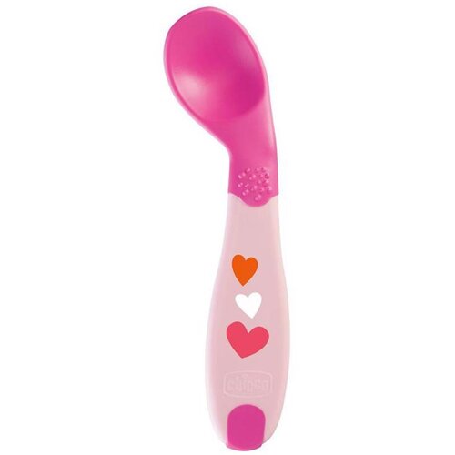 Chicco Take Eat Easy žlička 8m+ Pink 1 kos Cene
