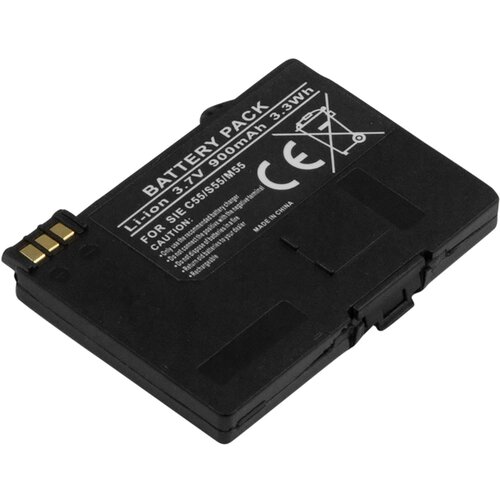 AVIZAR Nadomestna baterija za Siemens C55 / S55 / M55 Li-ion 3.7V 900mAh 3.3Wh, Črna, (5000070313) Slike