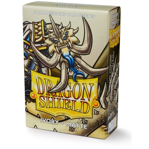 Arcane Tinmen Dragon Shield 60 Japanese Size Sleeves - Ivory Matte Cene