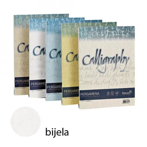  Papir Pergamena Calligraphy, A4 90 g/m2, bijeli 50/1 Cijene