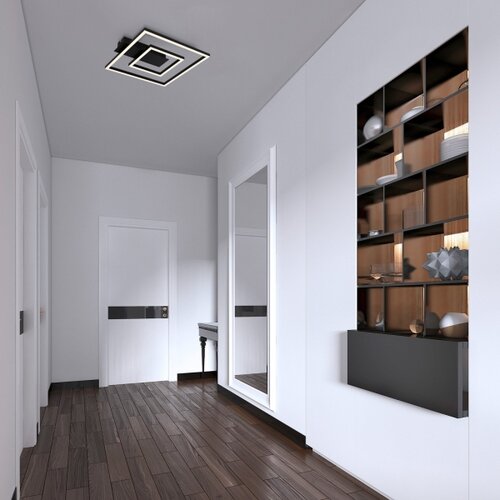 BRILONER LED plafonsko svetlo FRAME LED/22W/230V 3000K 30x32 cm crna Slike