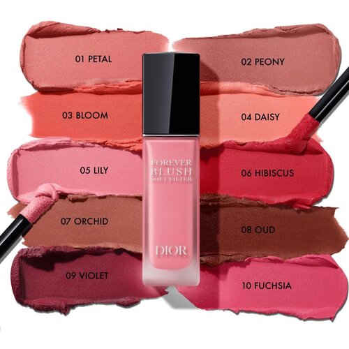 Dior Forever Blush Soft Filter tekoče rdečilo odtenek 05 Lily 11 ml Slike