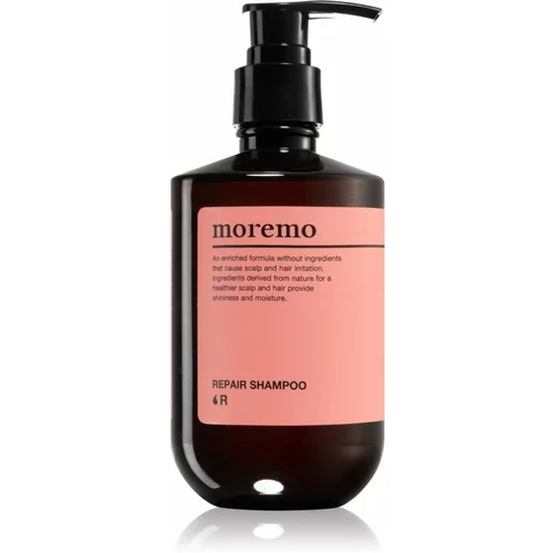 MOREMO Repair Shampoo R globinsko regeneracijski šampon za poškodovane in krhke lase 300 ml