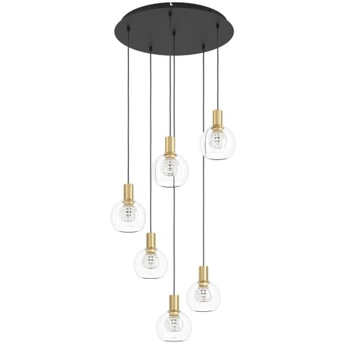 Eglo 390279 -led prigu&amp;scaron;iva luster na sajli terque 6xLED/5,4W/230V 3000K pr.54cm Slike