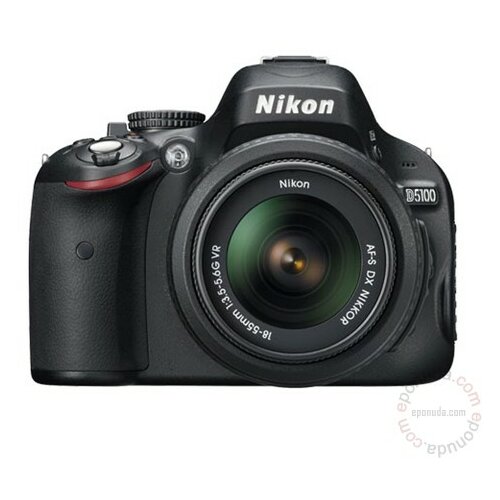 Nikon D5100 Set 18-55mm + 55-300 VR digitalni fotoaparat Slike